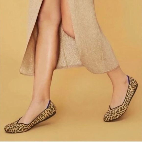 Rothy's The Loafer Spotted Leopard Print  Round Toe Slip On 
Women’s Size 7.5 - Picture 10 of 10